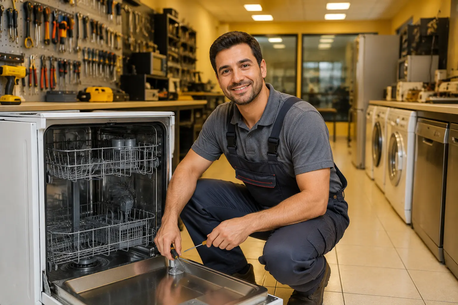 Foça Electrolux bulaşık makinesi tamiri ustası Bülent Usta — Kazımdirik Mahallesi ve Fevziçakmak Mahallesi bulaşık makinesi uzmanı