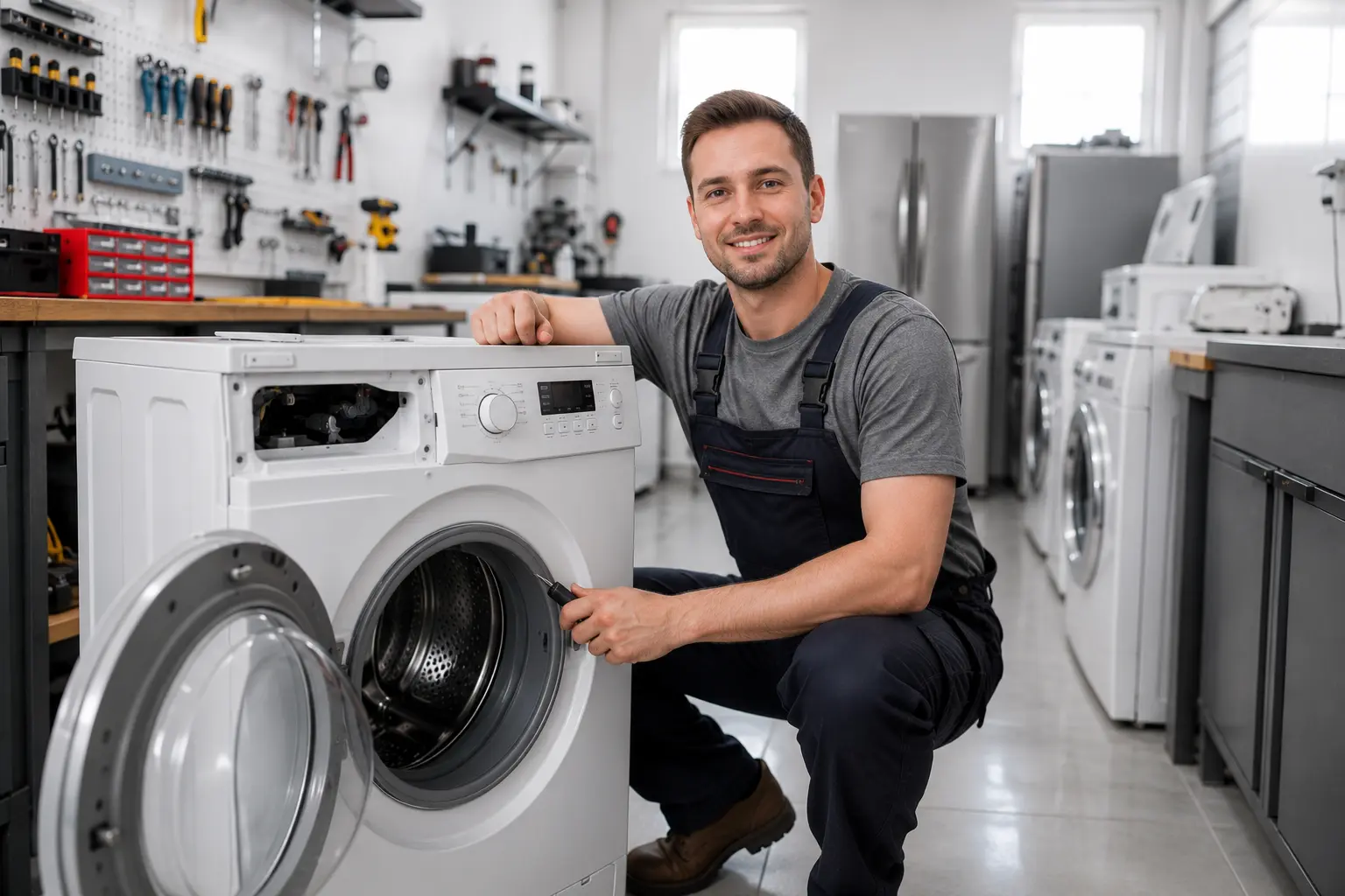 Foça Electrolux çamaşır makinesi tamiri ustası Güven Usta — Kozbeyli Mahallesi ve Fevzipaşa Mahallesi çamaşır makinesi uzmanı